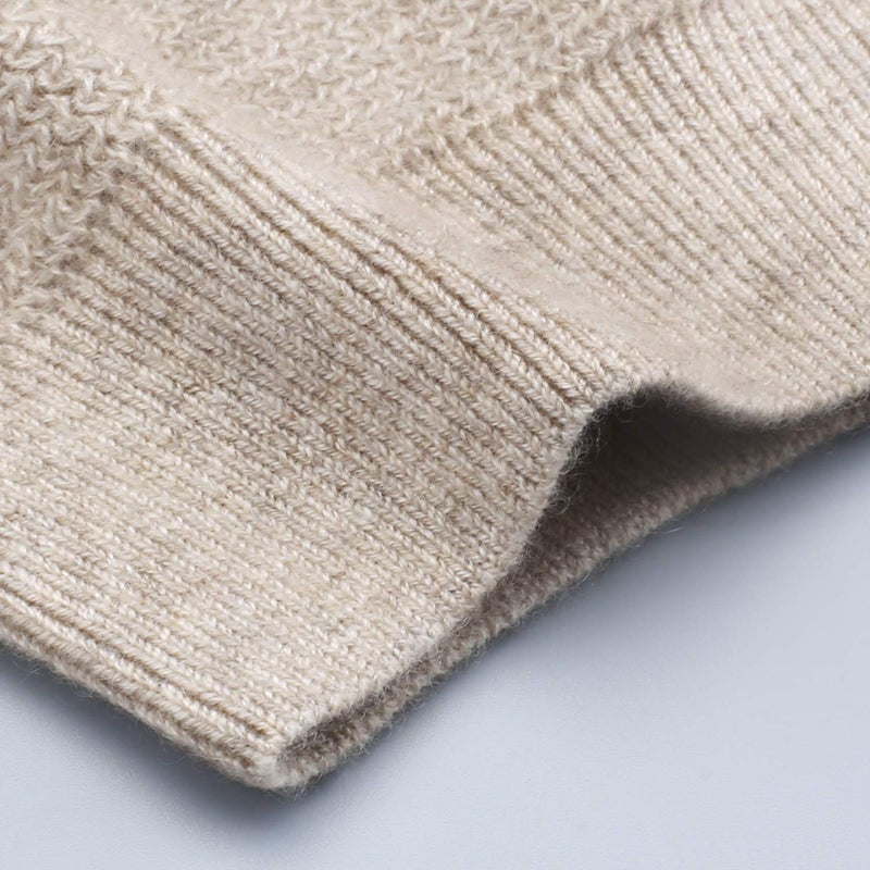 WaySoft Pure 100% Cashmere Beanie for Women in a Gift Box, Oversized Women Beanie Hat, Bring Warm and Luxury to Your Loved Ones, Perfect (Beige) - Image 5